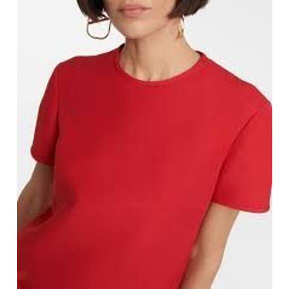 130 MADEWELL XS RED BLOUSE WN - Picture 1 of 1